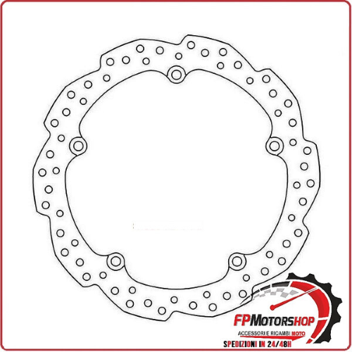 DISCO FRENO PER MOTO HONDA NC 750X 14>22 INTEGRA 700 12>13 FERODO FMD0479R FISSO