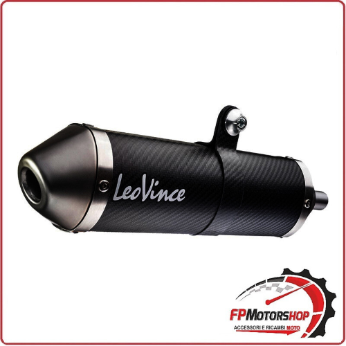 TERMINALE DI SCARICO CARBON PER BETA RR 50 ENDURO/MOTARD 23- LEOVINCE 17009