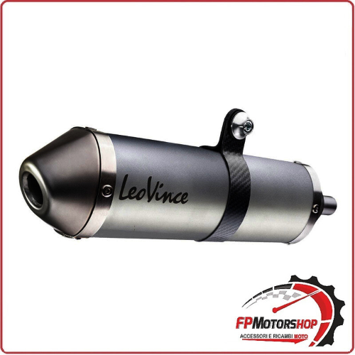 TERMINALE SCARICO COMPLETO X-FIGHT INOX PER RIEJU MRT 50 09-12 LEOVINCE 3281