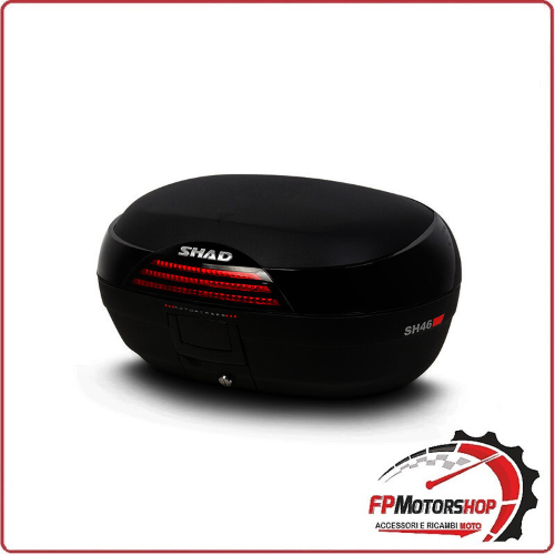 BAULETTO PER MOTO SCOOTER SHAD SH46 D0B46200 SH 46 LITRI COMPRENSIVO DI PIASTRA
