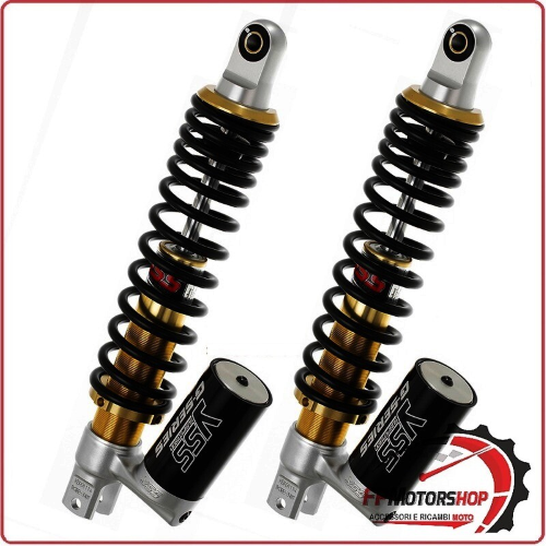 COPPIA AMMORTIZZATORE YSS A GAS PER SCOOTER CON SERBATOIO PIAGGIO BEVERLY 250