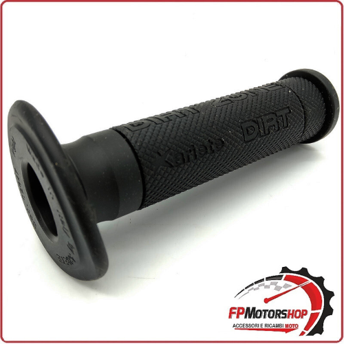 COPPIA MANOPOLE MANUBRIO PER MOTO DIRTZONE L135 SOFT NERO ARIETE 02647N