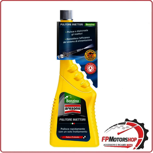 ADDITIVO PULITORE INIETTORI MOTORE BENZINA 250ml AREXONS 9658 PER AUTO MOTO