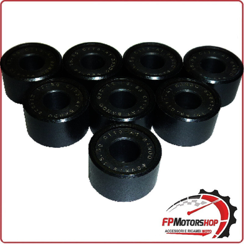 KIT 8 RULLI MASSETTE SCOOTER PER 20X12 15,5G DOWNTOWN 300 PEOPLE VARIATORE