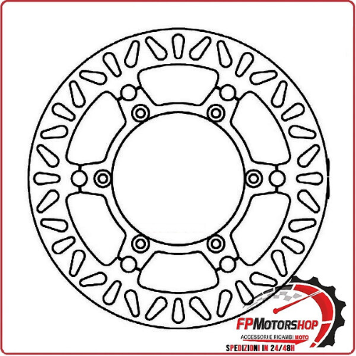 DISCO FRENO MOTO PER FMD0275RF FERODO YAMAHA XV 1900 MIDNIGHT STAR 06> VMAX