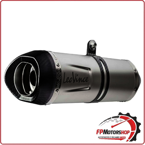 TERMINALE DI SCARICO COMPLETO INOX PER YAMAHA MT-07 16-20 LEOVINCE 14251EK