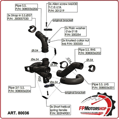 RACCORDO ELIMINA CATALIZZATORE PER DUCATI MULTISTRADA V4/V4S 21- LEOVINCE 80036