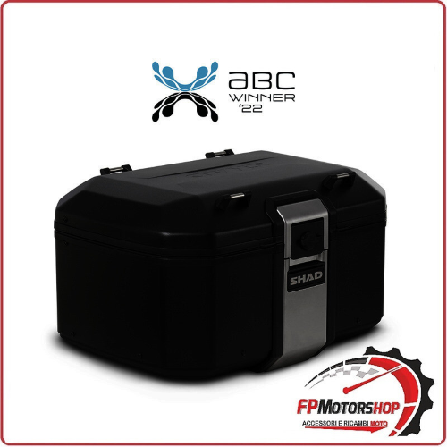 BAULETTO PER MOTO SHAD TR55 NERO LINEA TERRA D0TR55100B PIASTRA NON INCLUSA