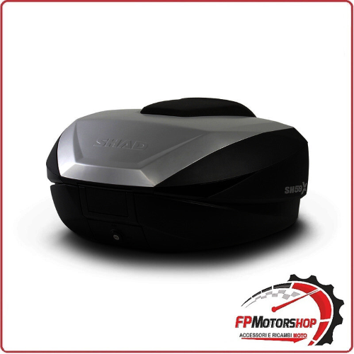 BAULETTO PER MOTO SCOOTER SHAD SH59X L/XL/XXL ESPANDIBILE COVER ALLUMINIO 59L
