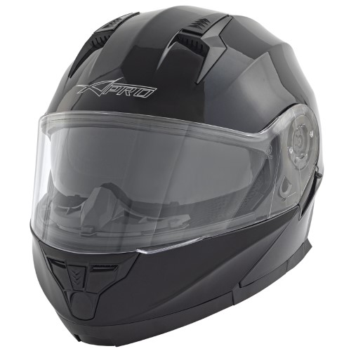 A-PRO TARGET colore: NERO taglia: XL CASCO MODULARE DOPPIA VISIERA