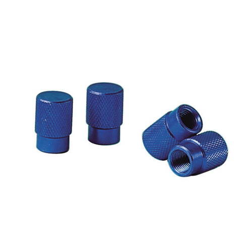 Sport-Cap, set 4 tappi coprivalvola - Blu