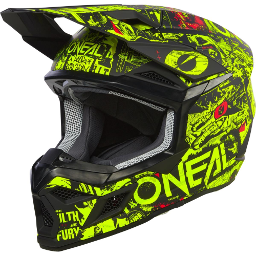 3SRS Youth Helmet ATTACK black/neon yellow L (53/54 cm)