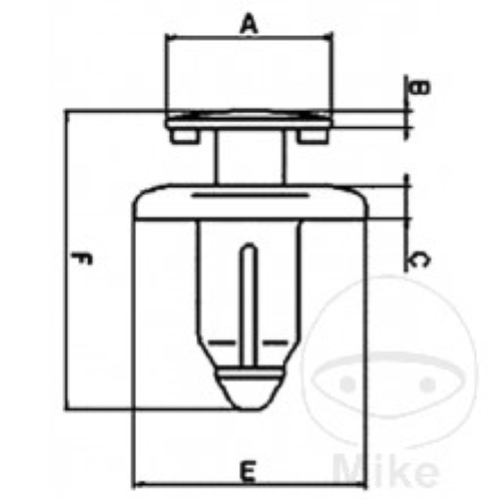 RIVETTO A PRESSIONE  10 PEZZI