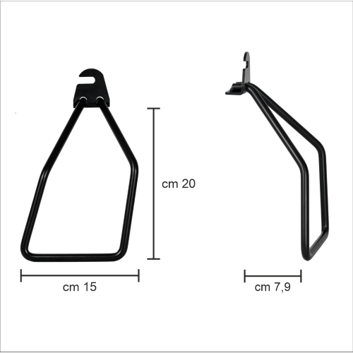 Salvabisaccia MONO HD dx nera singola Prodotta In Italia