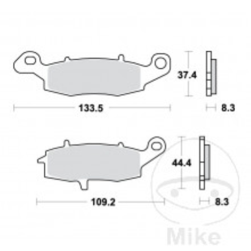 PASTIGLIE FRENO ANT SUZUKI, KAWASAKI
