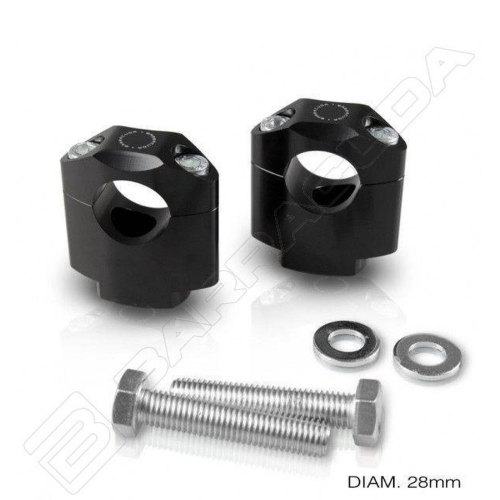 BARRACUDA RISER UNIVERSALI colore: NERO diametro: 28