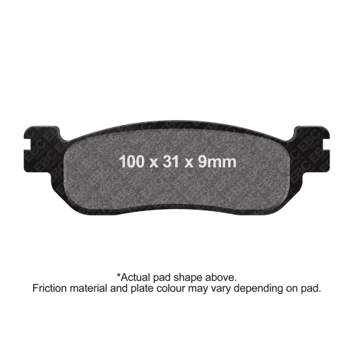 EBC ORGANIC SCOSERIES: pastiglie freno