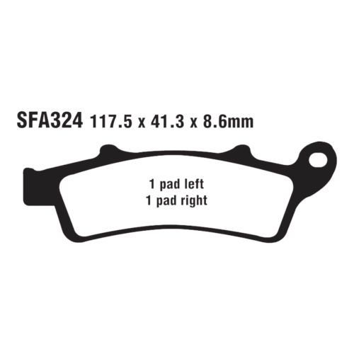 PASTIGLIE FRENO EBC : SCARABEO 250 ANT