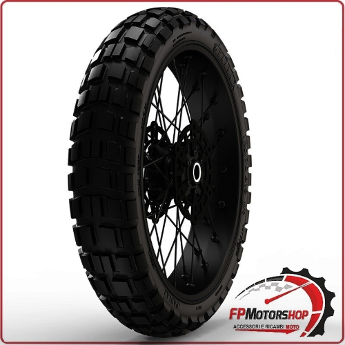 GOMMA PNEUMATICO PER MOTO 110/80 B19 59Q M+S TL CAPRA X ANLAS