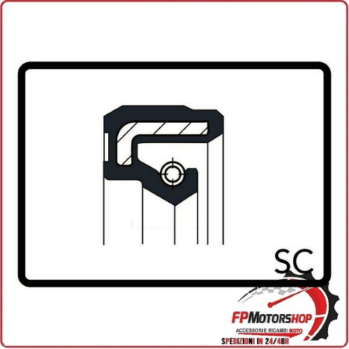ANELLO DI TENUTA PARAOLIO GUARNIZIONE MOTORE SC 22X13X4 ARIETE P/019