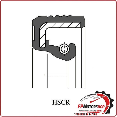 ANELLO DI TENUTA PARAOLIO GUARNIZIONE MOTORE HSCR 32X20X7 SILICONE ARIETE P/347