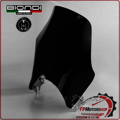 CUPOLINO PARABREZZA MOTO NERO BIONDI PER DUCATI MONSTER 600/1000 01>06 HONDA CB