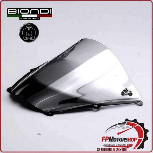 CUPOLINO PARABREZZA MOTO PER KAWASAKI ZX6R 636 2005>2006 TRASPARENTE BIONDI