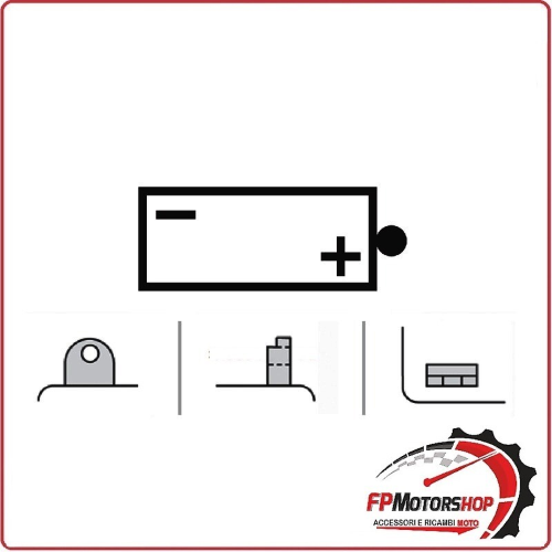 BATTERIA PER MOTO YUASA 6N11A-1B 6V 11AH 122X62X131MM AERMACCHI