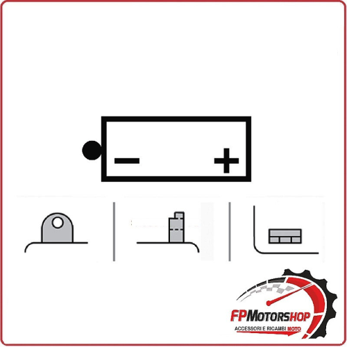 BATTERIA PER MOTO YUASA YB12AL-A 12V 12AH 136X82X162MM CCA150