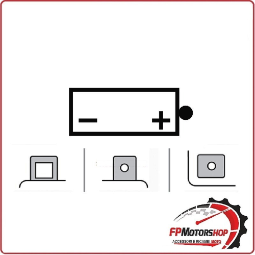 BATTERIA PER MOTO YUASA YB7L-B2 12V 8AH 136X76X136MM CCA105 MBK YP