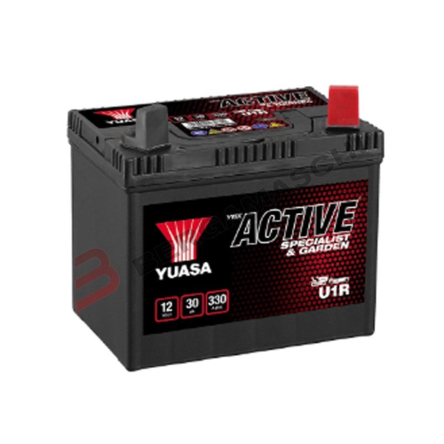 BATTERIA AGM GEL 12V 30 Ah YUASA U1R PRECARICATA PER TOSAERBA TRATTORE GIARDINO