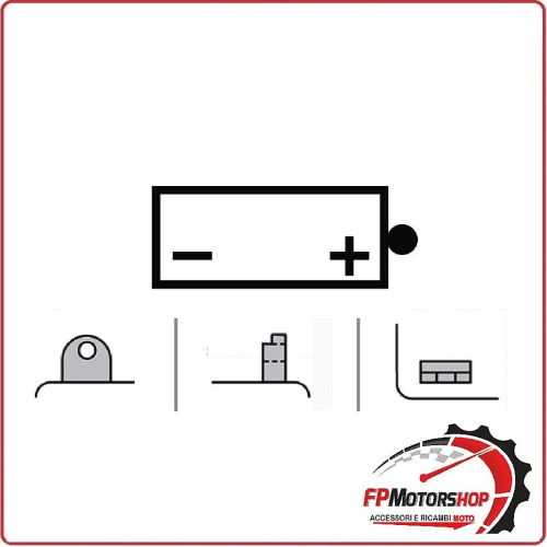 BATTERIA PER MOTO OKYAMI 12N16-3B 12V 16AH 175X100X155MM CCA160