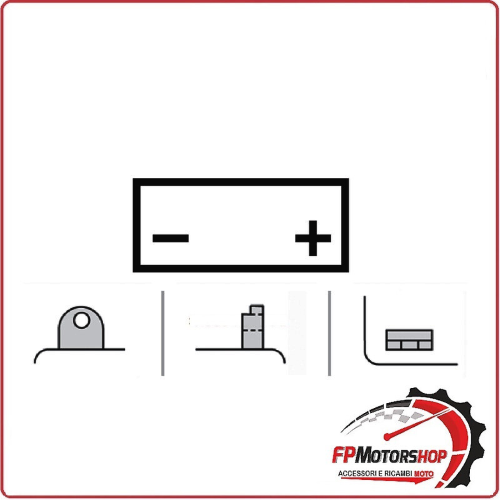 BATTERIA PER MOTO 3H4 6V 10A OKYAMI 10AH 124X61X130MM AERMACCHI CHIMERA