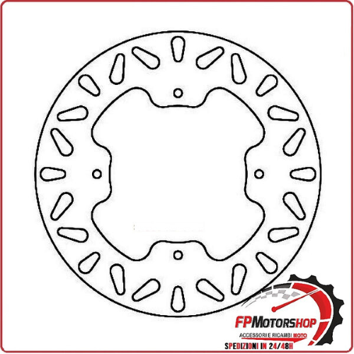 DISCO FRENO MOTO PER HONDA NX XR SLR POSTERIORE FERODO FMD0011R 650 FMX 58