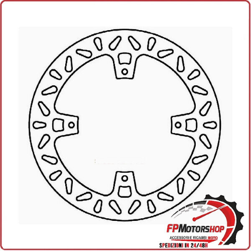DISCO FRENO MOTO PER HONDA CRF230 04>10 ANTERIORE FERODO XLR 250 R BAJA 88>91