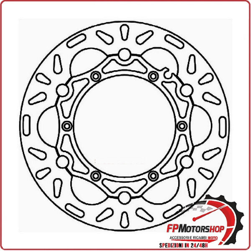 DISCO FRENO MOTO PER FMD0017RF FERODO KTM EXC 125/250 98>14 SWM RS 125R 16>21