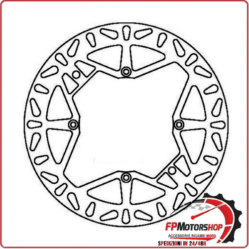 DISCO FRENO MOTO PER FMD0018R FERODO HUSQVARNA CR 125/250 96>13 WR 98>03