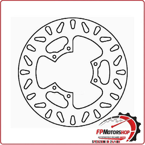 DISCO FRENO MOTO PER YAMAHA DT125 88>03 ANTERIORE FERODO DR 125R 91>03 DT 200R