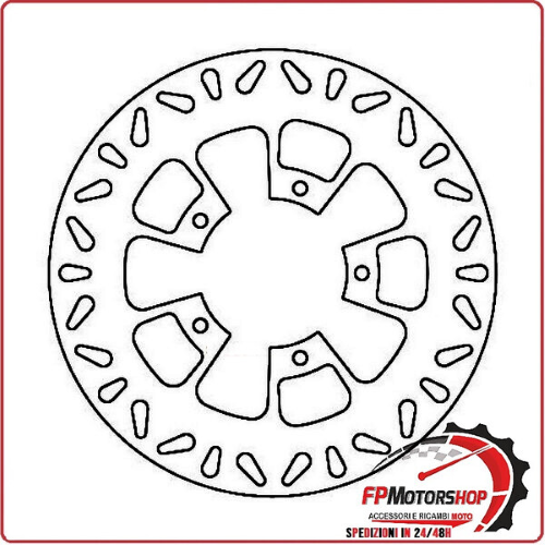 DISCO FRENO MOTO PER FMD0077R FERODO MOTO GUZZI 1000 QUOTA 92>97