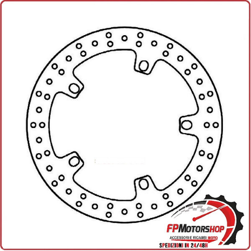 DISCO FRENO PER MOTO BMW R1200R 06>14 FERODO FMD0083R 320MM DIAM. INT. 181MM