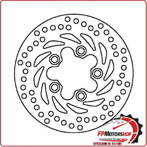 DISCO FRENO MOTO PER KYMCO 250 GRAND DINK FERODO FMD0133R 01>02 200