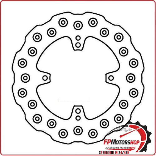 DISCO FRENO MOTO PER HONDA CR 80 R/RB 97>02 CRF 150R 07>16 FERODO FMD0214MXR