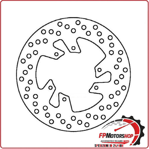 DISCO FRENO MOTO PER YAMAHA XT600E/Z POSTERIORE FERODO FMD0256R 600 XT 87>90