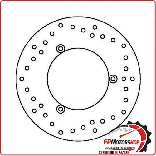 DISCO FRENO MOTO PER YAMAHA MAJESTY 400 07>11 FERODO FMD0444R YP 04>11