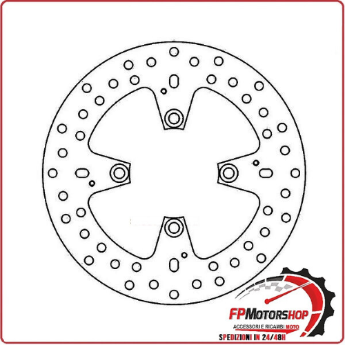 DISCO FRENO MOTO PER PANIGALE V4 1199 1299 POSTERIORE FERODO FMD0468R DUCATI