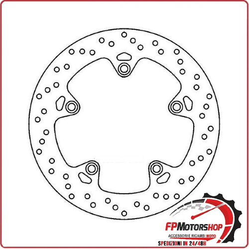 DISCO FRENO MOTO PER BMW R1200 GS RT RS R1250 R RS POSTERIORE FERODO FMD0473R