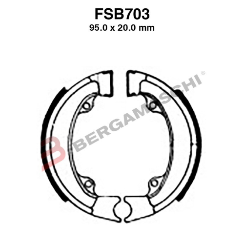 GANASCE FRENO PER MOTO HONDA NH LEAD 80 83>94 PGO STAR 50 90>93 SYM FIDDLE