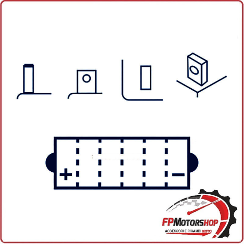 BATTERIA PER MOTO MARELLI MO60-N30-A-SM Y60-N30-A 12V 30Ah