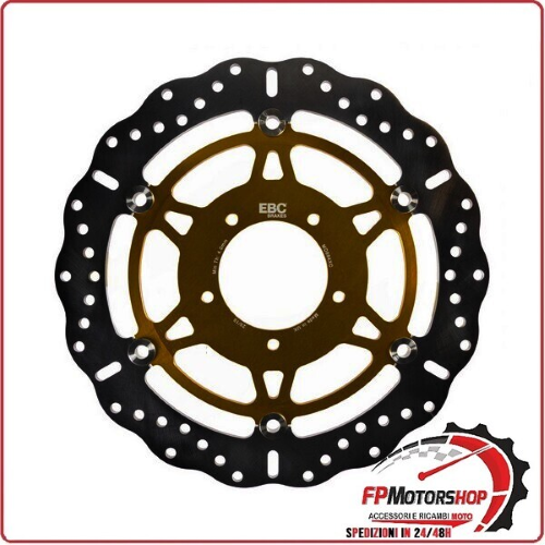 DISCO FRENO ANTERIORE PER MOTO MV AGUSTA F3 675 12>20 BRUTALE 800 19>21 EBC