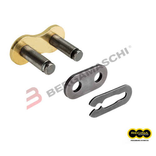 GIUNTO CATENA REGINA TRASMISSIONE PER MOTO ORO TIPO 26 26/124ORO PASSO 420